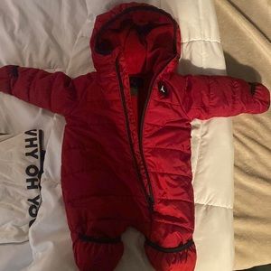 Jordan newborn snow suit!